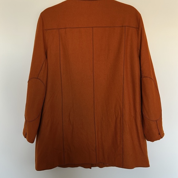 Harvé Benard Longline Wool Blend Jacket Blazer - Size‎ 14 - Picture 4 of 6